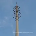 Polygon Shape 35m Communication Pole With Antennas